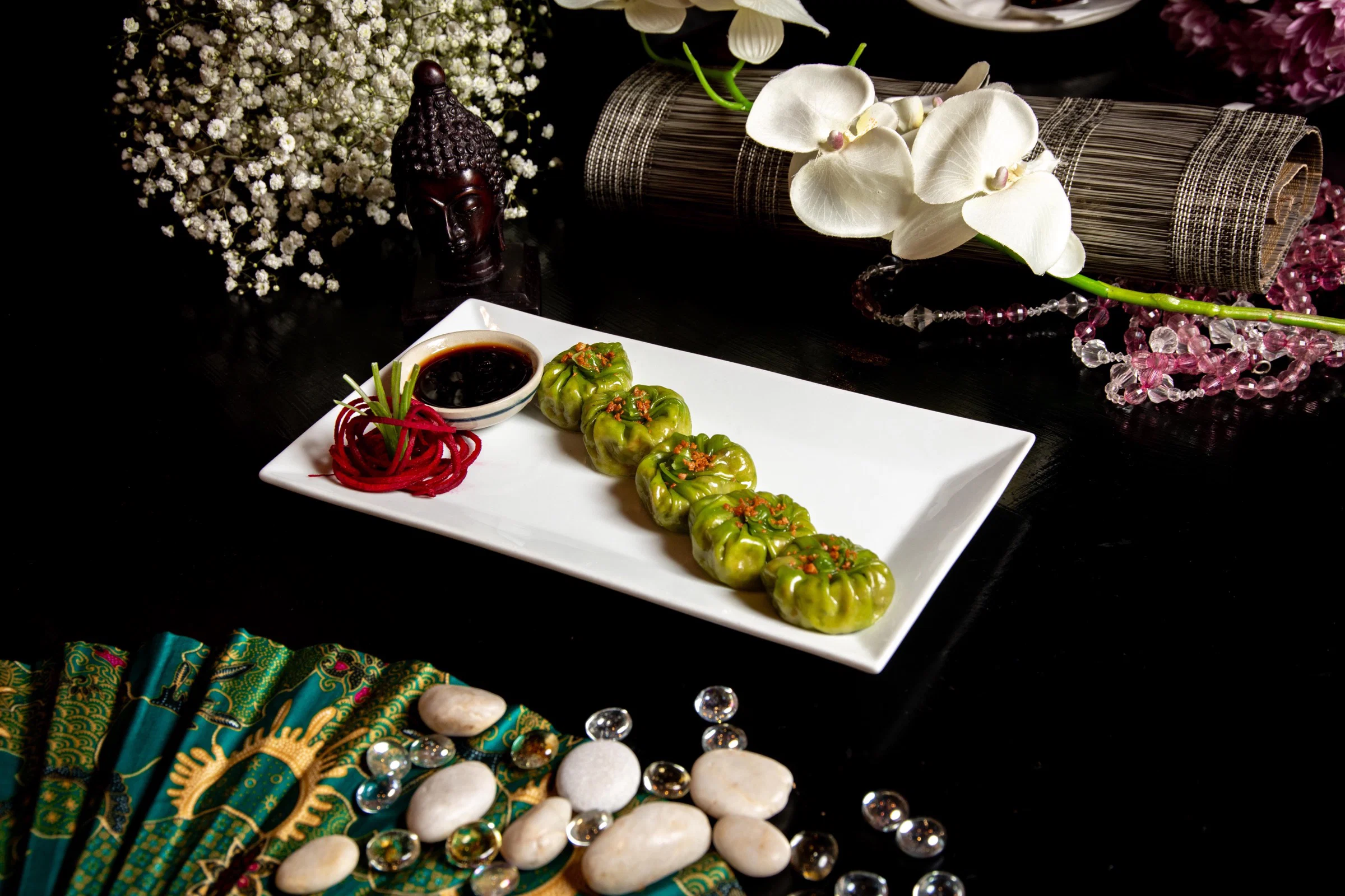 Emerald Green Veggie Dumplings